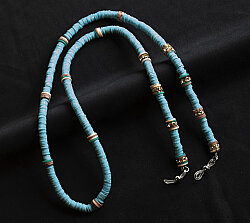 Zincir Fimo Mavi*Kahve - 