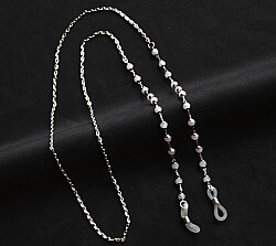 Zincir Spinel Gümüş Pembe - 