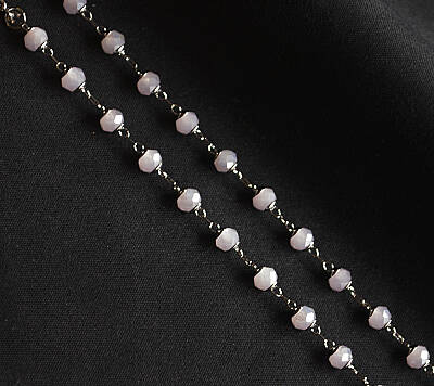 Zincir Spinel Gümüş Pembe - 2